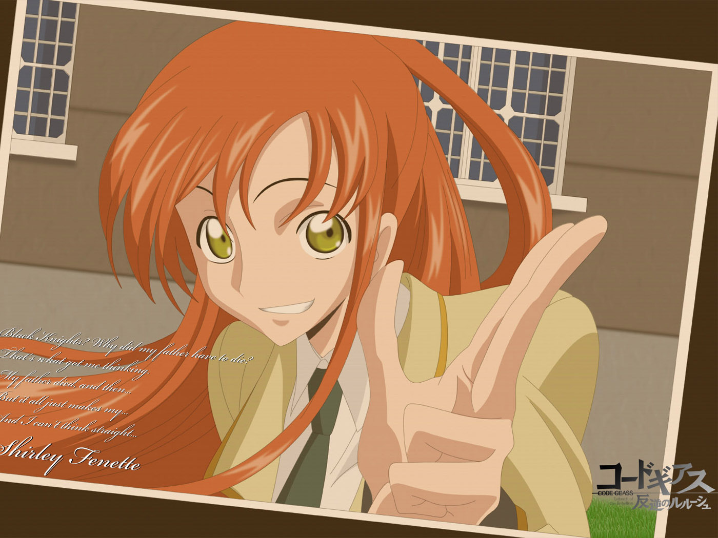 Shirley Fenette from Code Geass HD Wallpaper