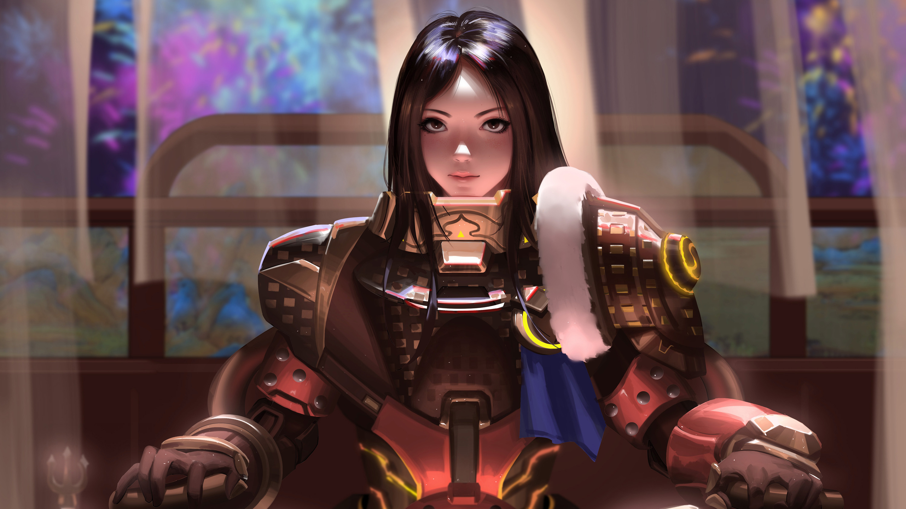 Brigitte from Overwatch HD Wallpaper