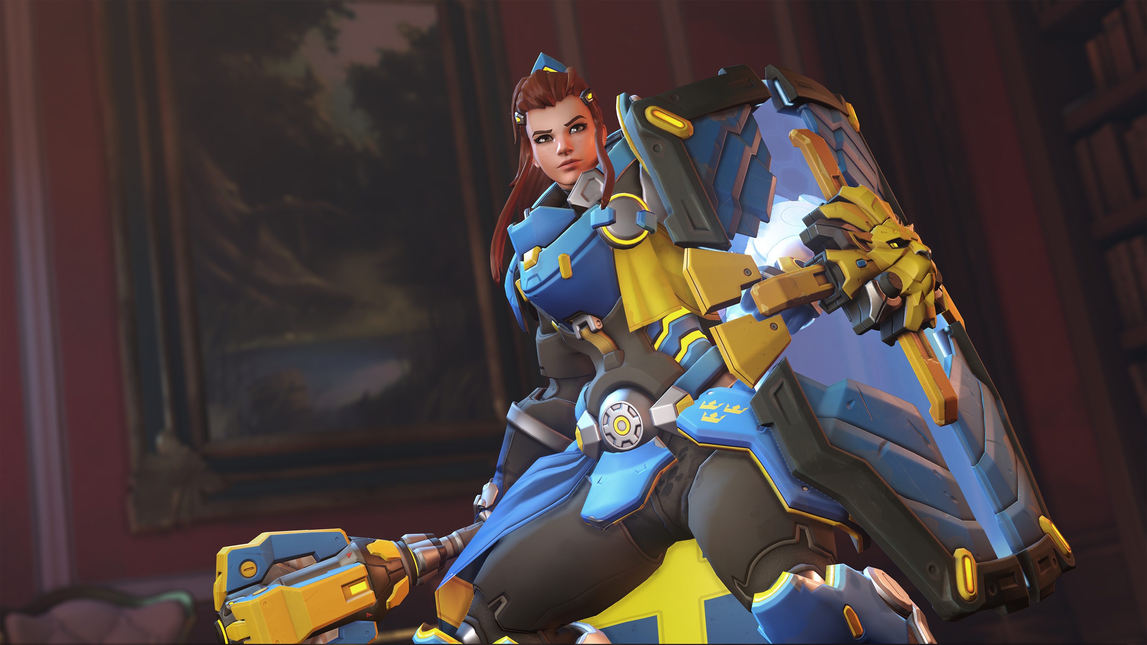 Brigitte from Overwatch HD Wallpaper