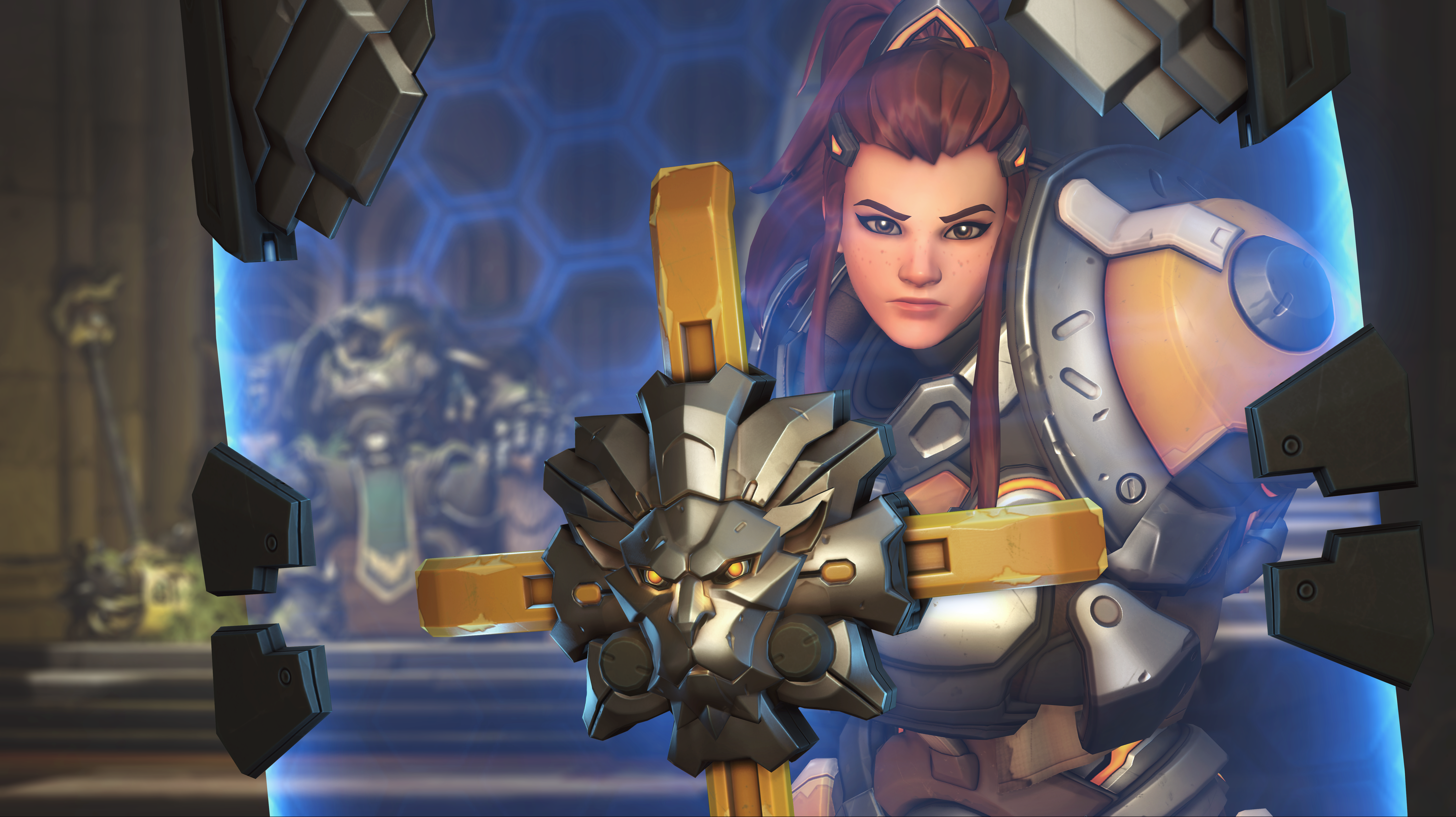 Brigitte from Overwatch HD Wallpaper