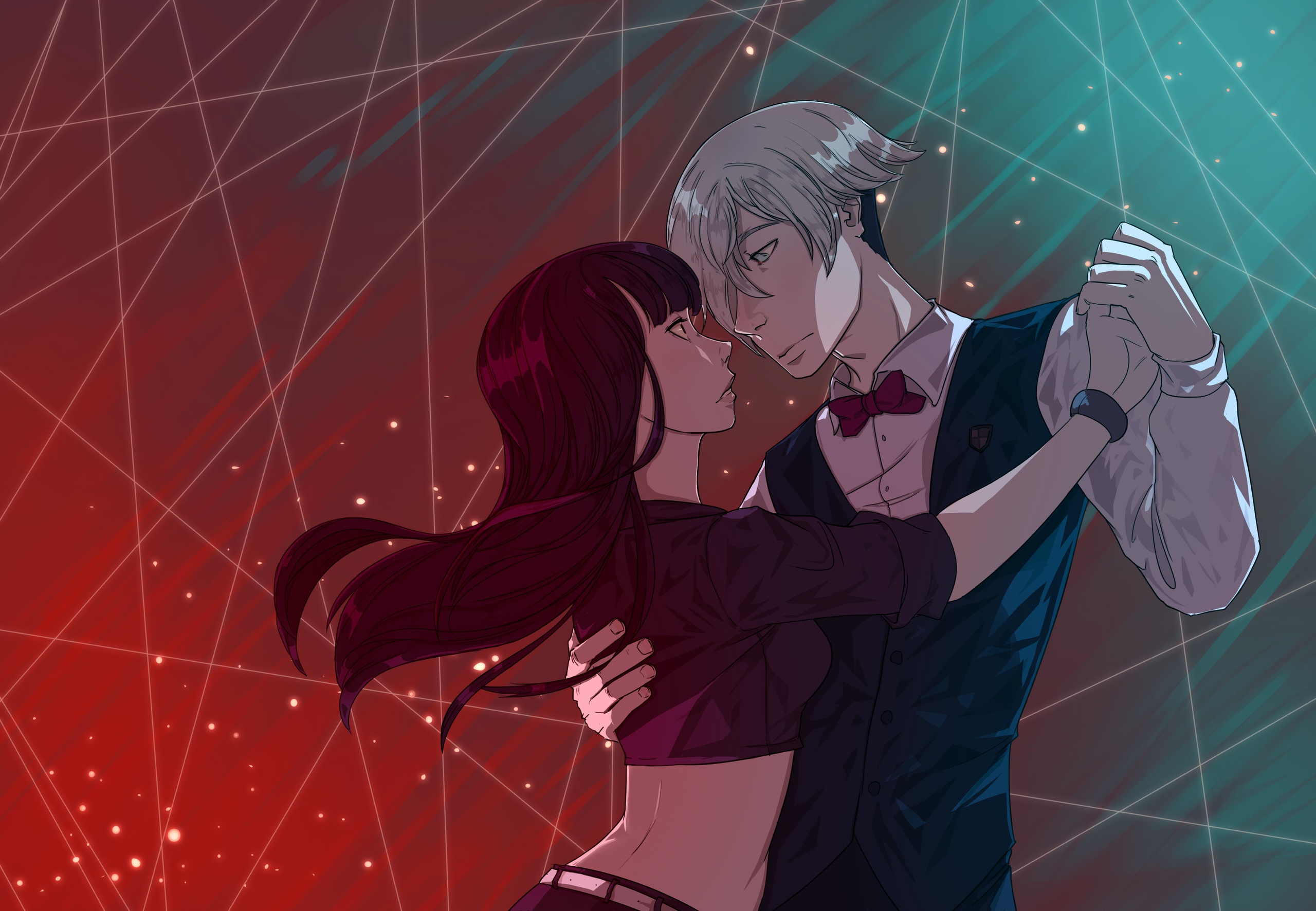 Decim and a woman dancing HD Wallpaper