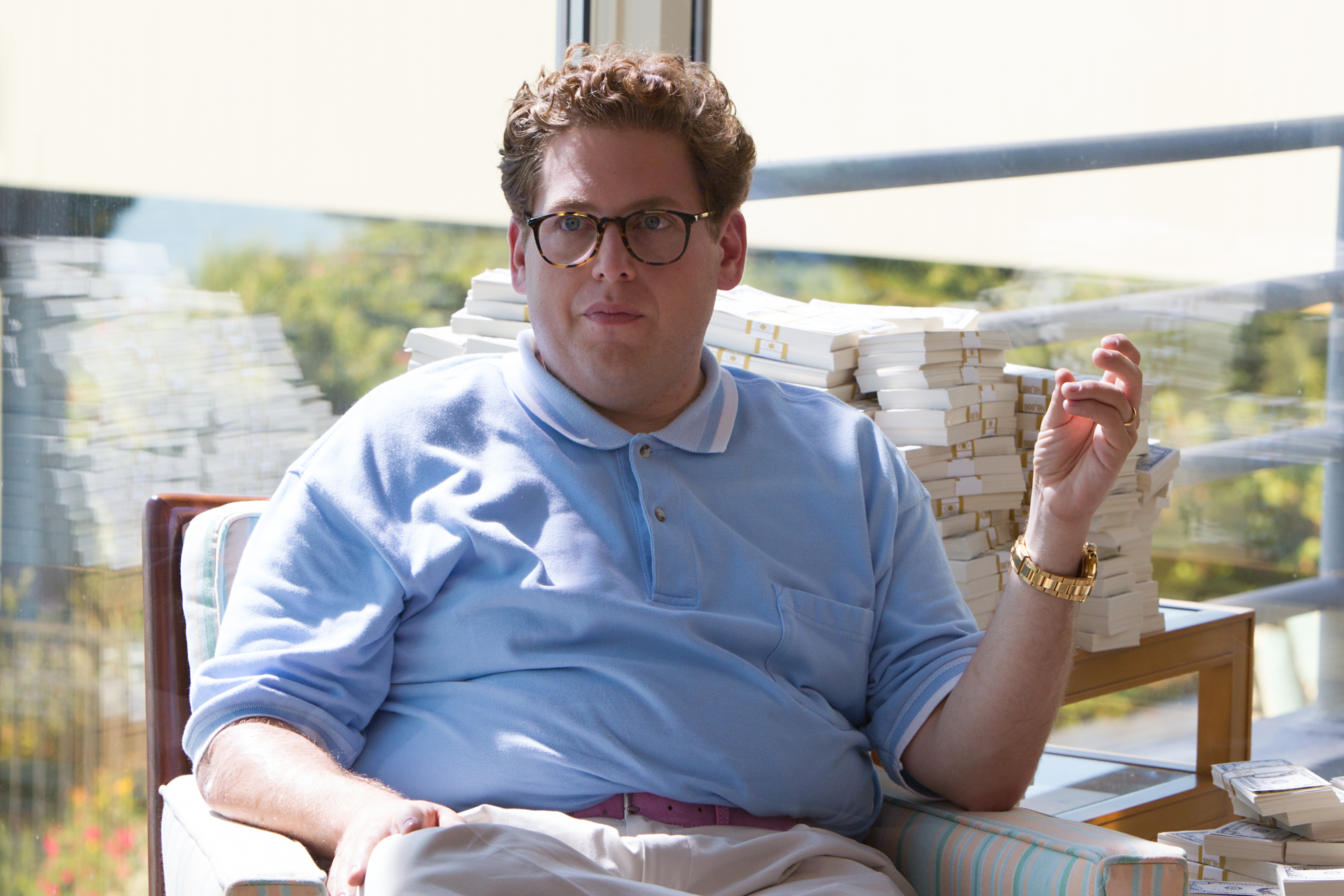 Jonah Hill in The Wolf of Wall Street HD Wallpaper
