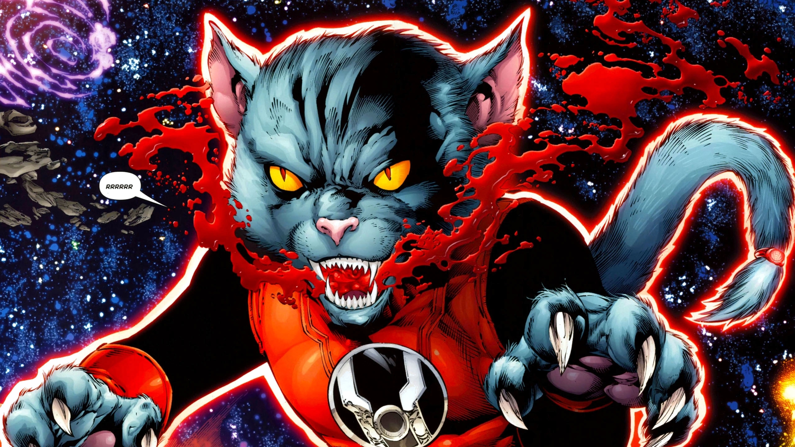 The Butcher from DC Comics' Red Lantern Corps HD Wallpaper