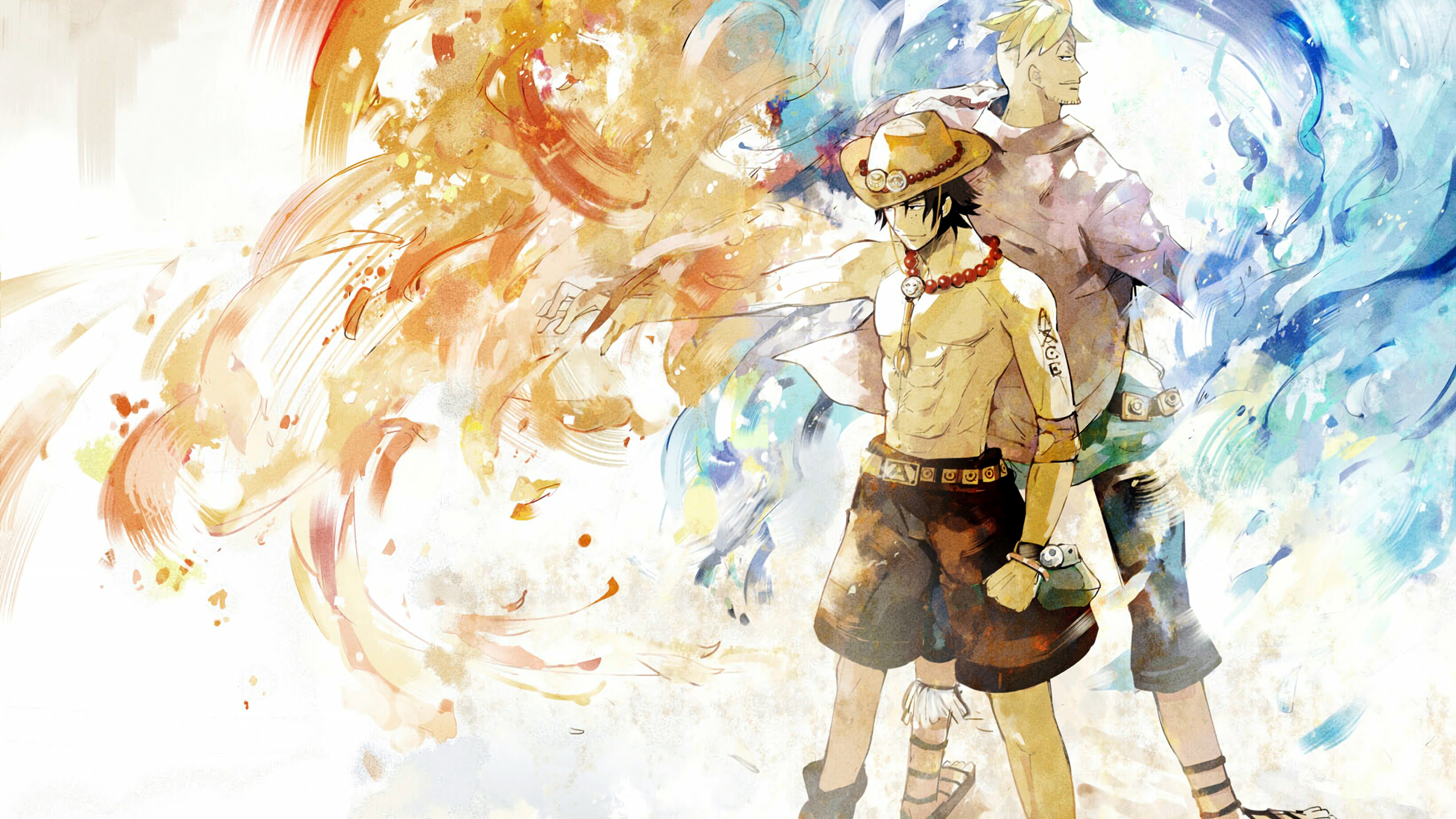 Portgas D. Ace and Marco from One Piece HD Wallpaper