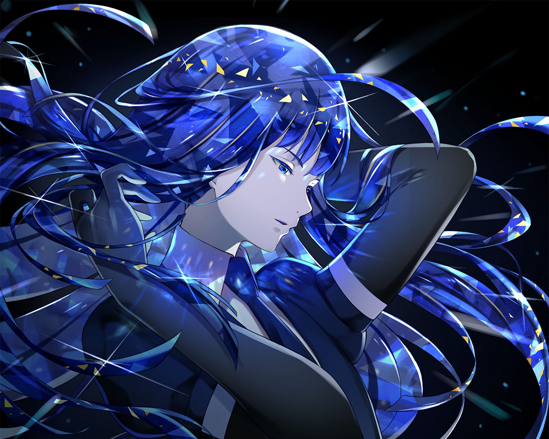 Lapis Lazuli from Houseki no Kuni HD Wallpaper