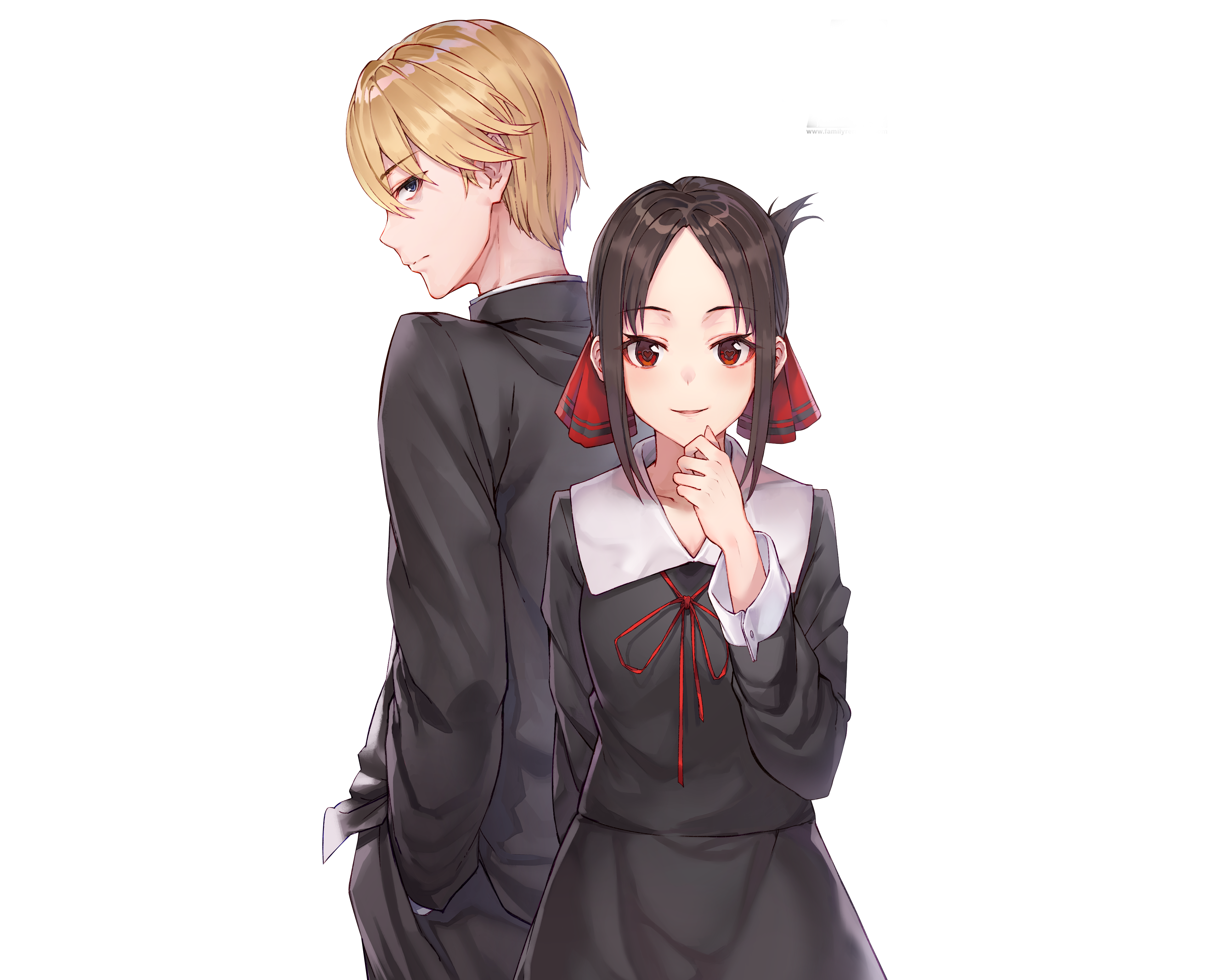 Miyuki Shirogane and Kaguya Shinomiya from Kaguya-sama: Love Is War HD Wallpaper