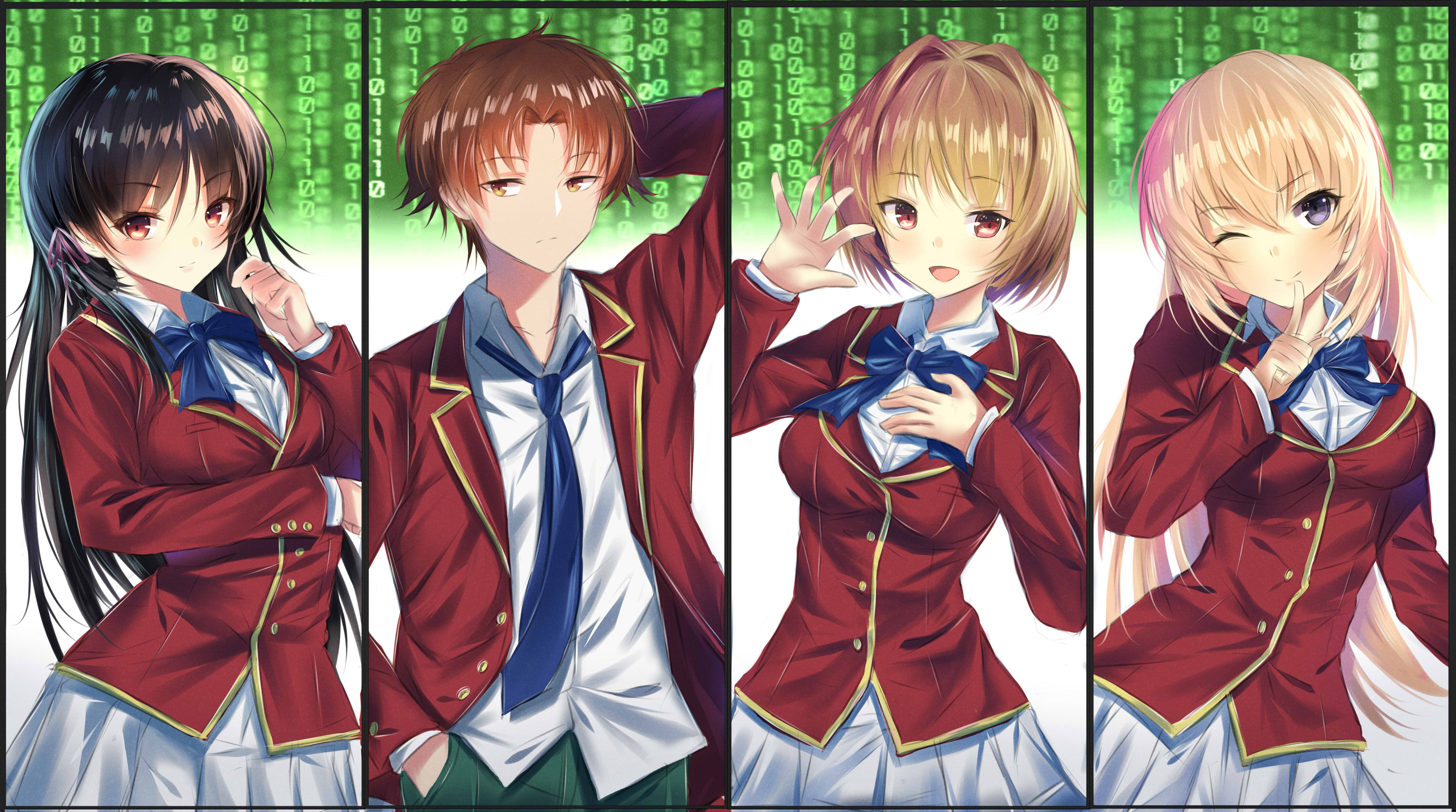 Classroom of the Elite Characters Suzune Horikita HD Wallpaper