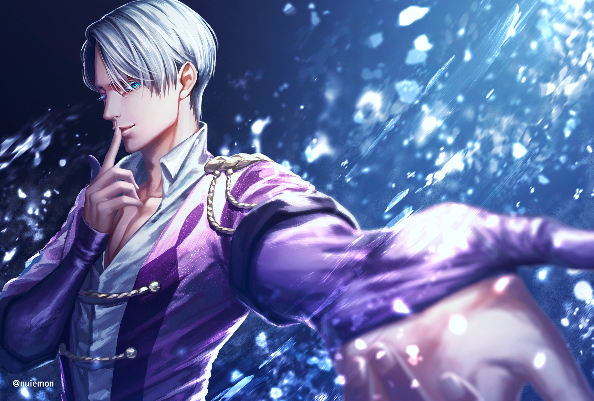 Viktor Nikiforov from Yuri!!! on Ice HD Wallpaper