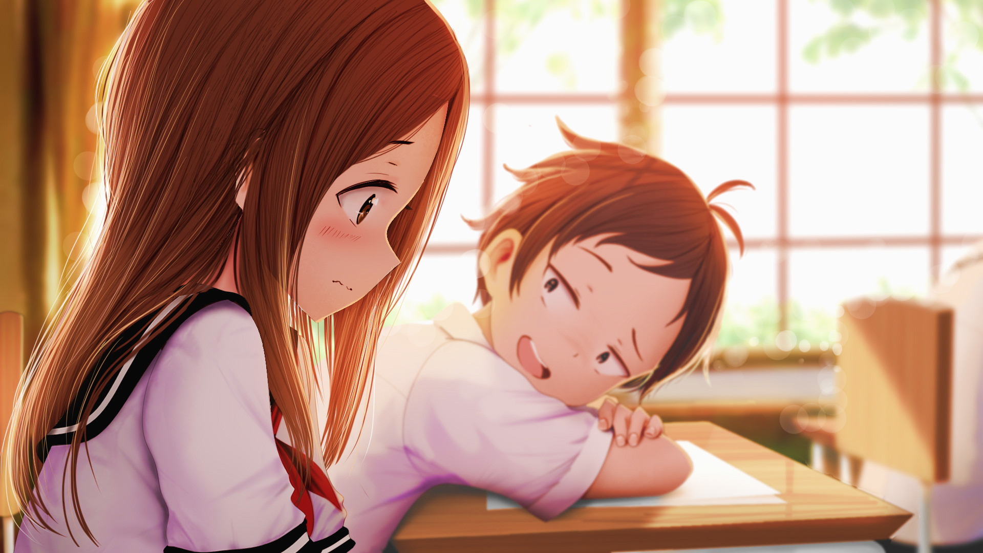 Takagi from Karakai Jouzu no Takagi-san HD Wallpaper