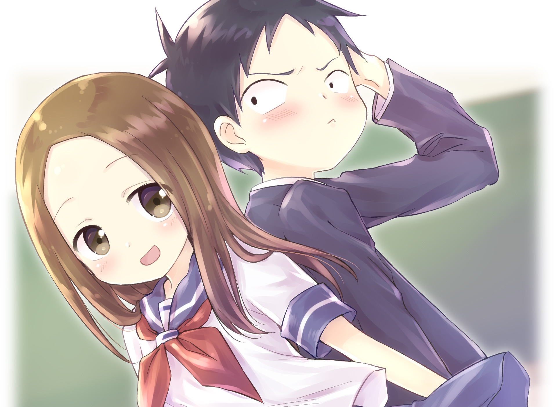 Takagi from Karakai Jouzu no Takagi-san HD Wallpaper