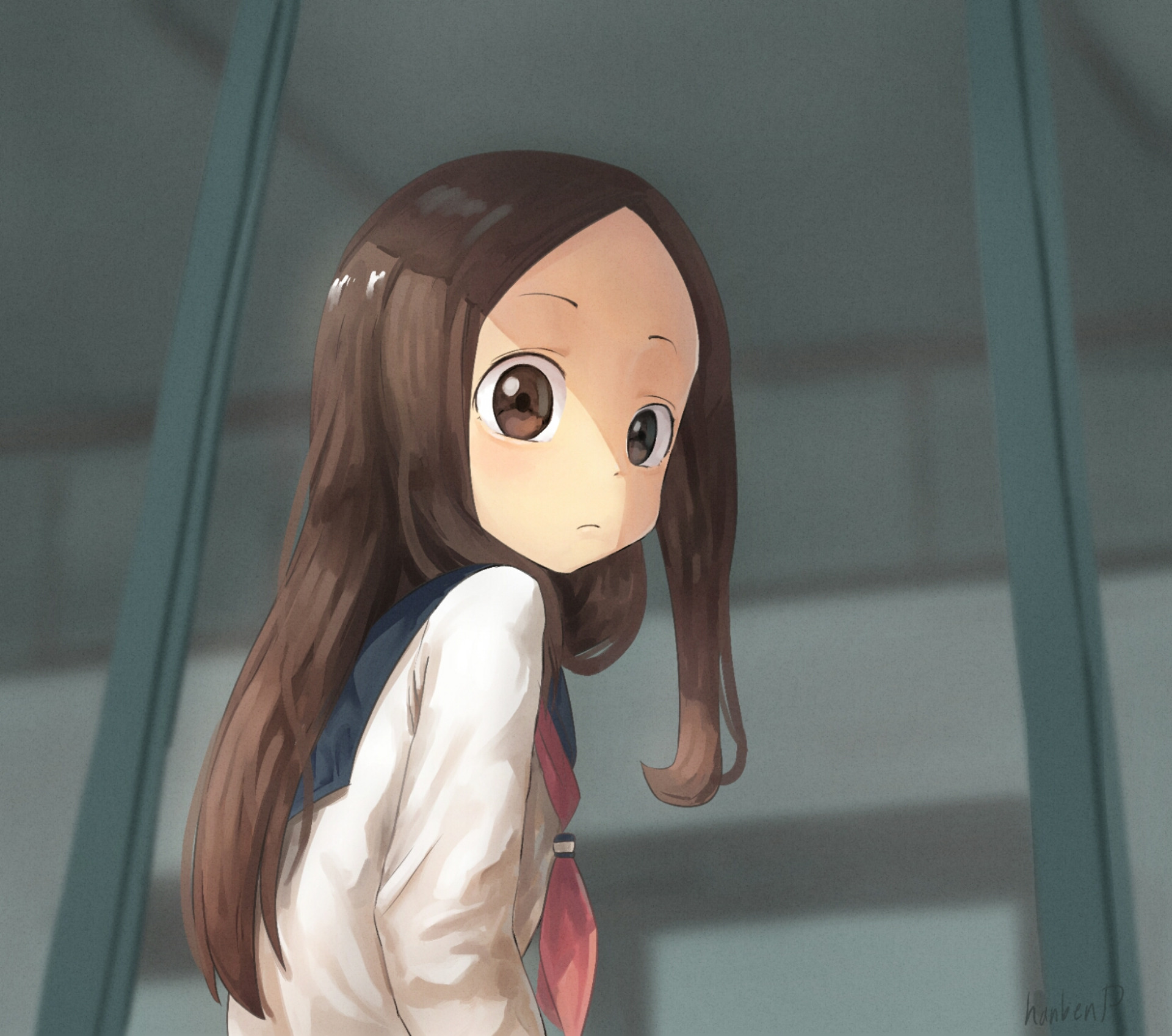 Takagi from Karakai Jouzu no Takagi-san HD Wallpaper