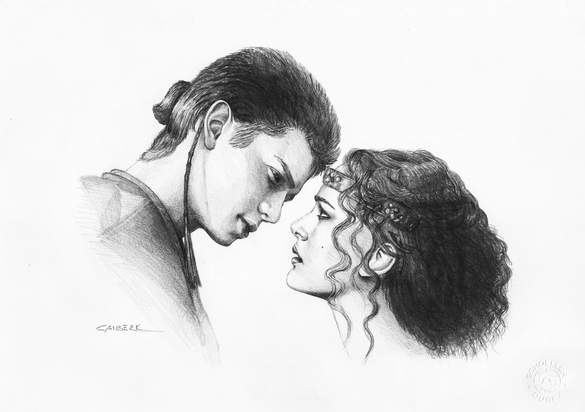 Anakin Skywalker and Padmé Amidala from Star Wars HD Wallpaper
