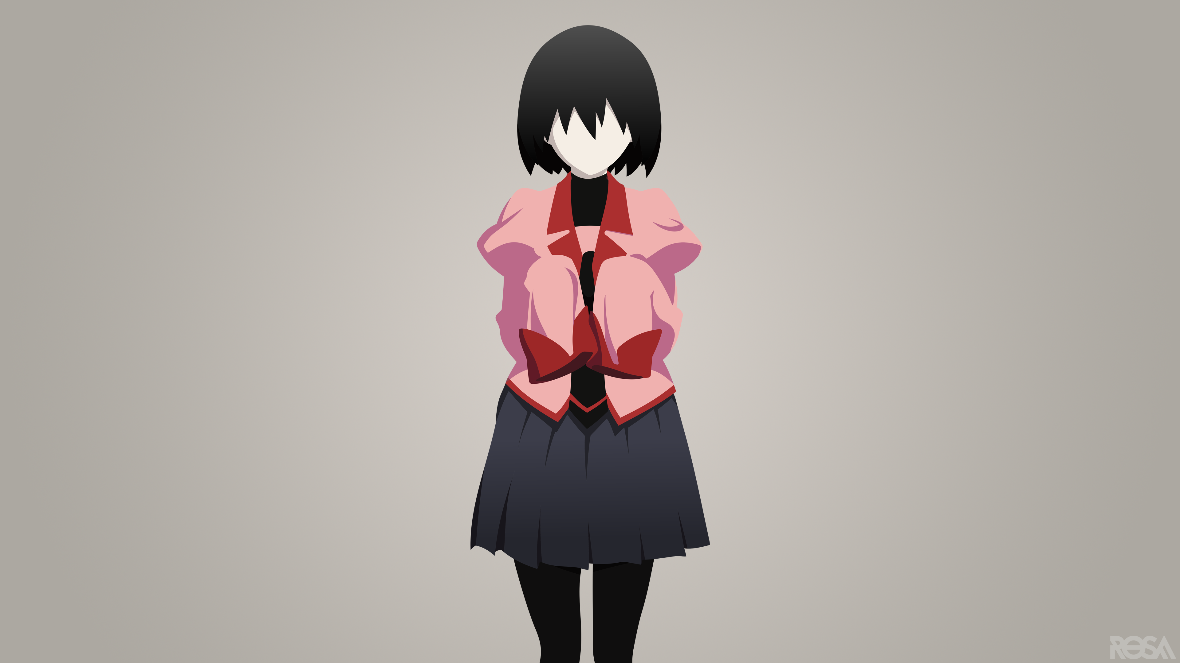 Ougi Oshino from Monogatari Series HD Wallpaper
