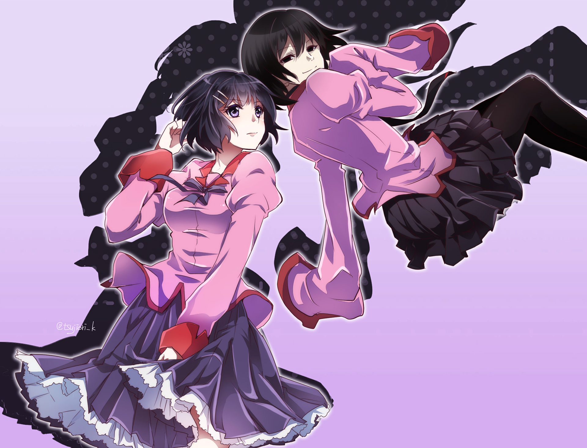 Ougi Oshino from Monogatari Series HD Wallpaper