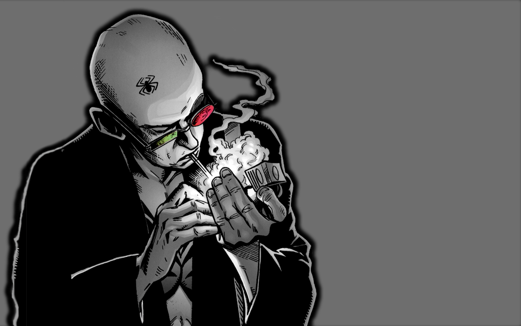Spider Jerusalem smoking HD Wallpaper