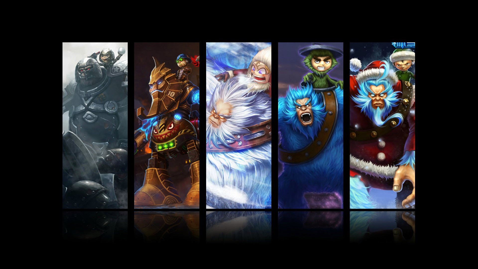 League of Legends characters Nunu, Willump, and others HD Wallpaper