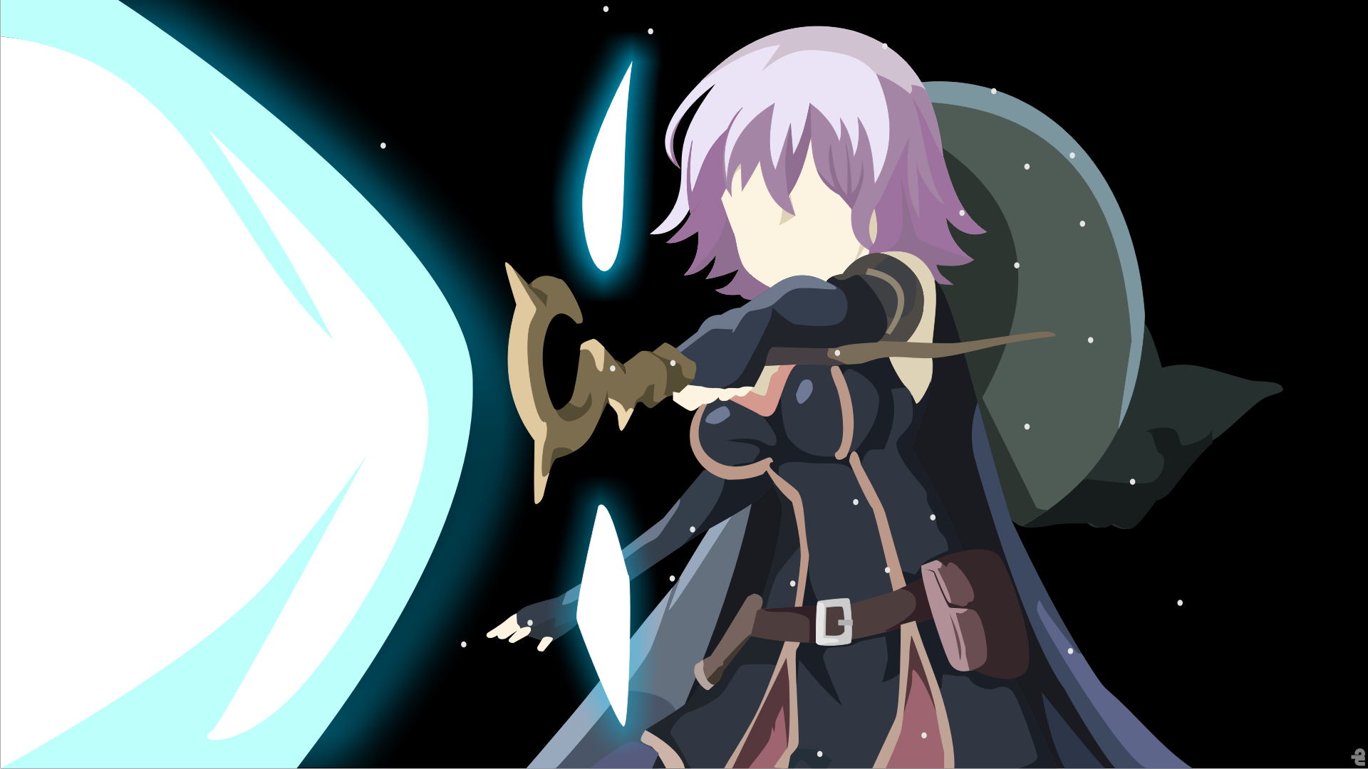 Shihoru from Grimgar of Fantasy and Ash casting a spell HD Wallpaper