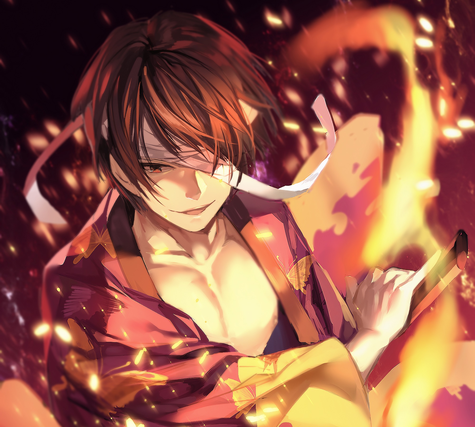Takasugi Shinsuke from Gintama HD Wallpaper