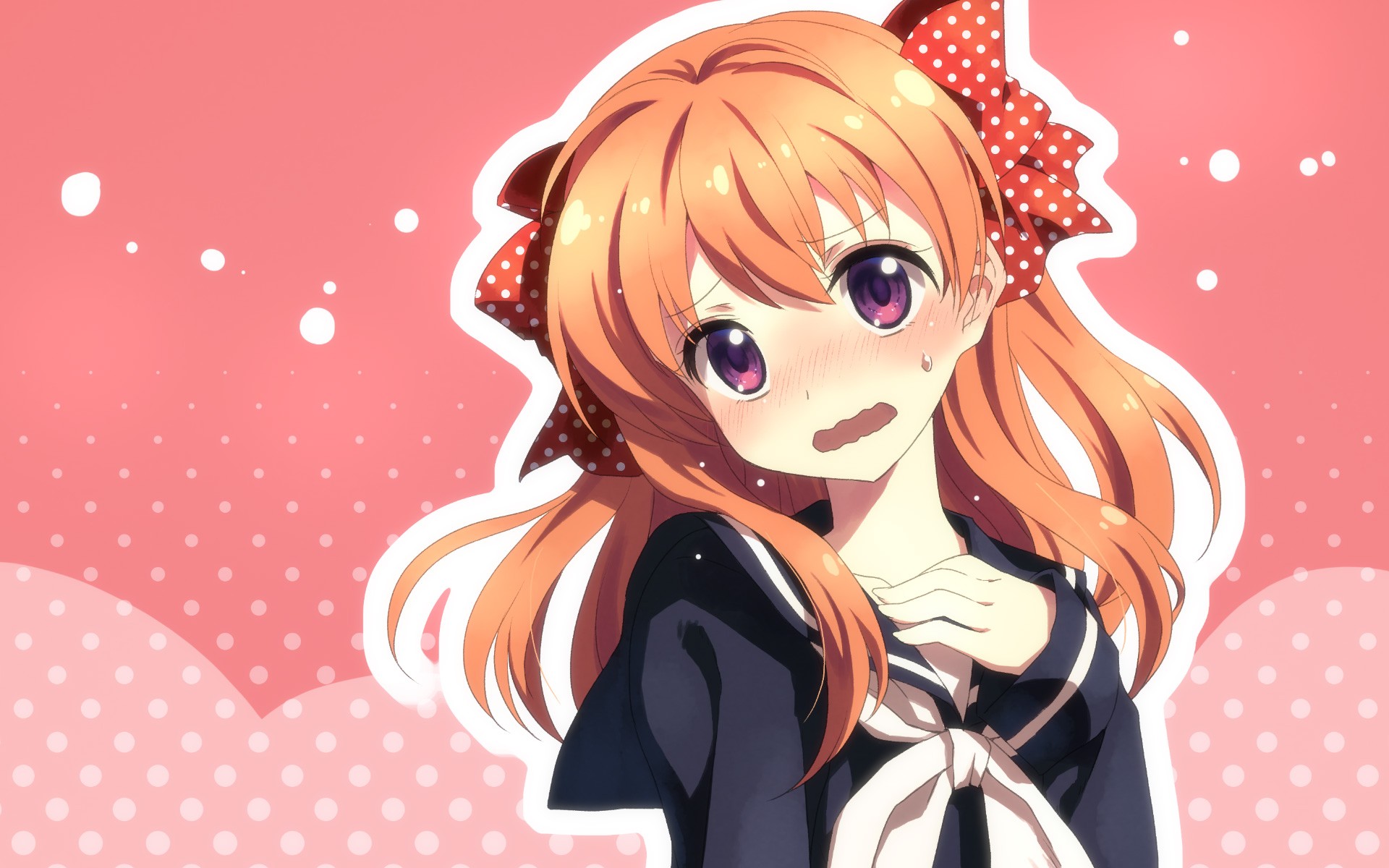 Chiyo Sakura from Gekkan Shoujo Nozaki-kun HD Wallpaper