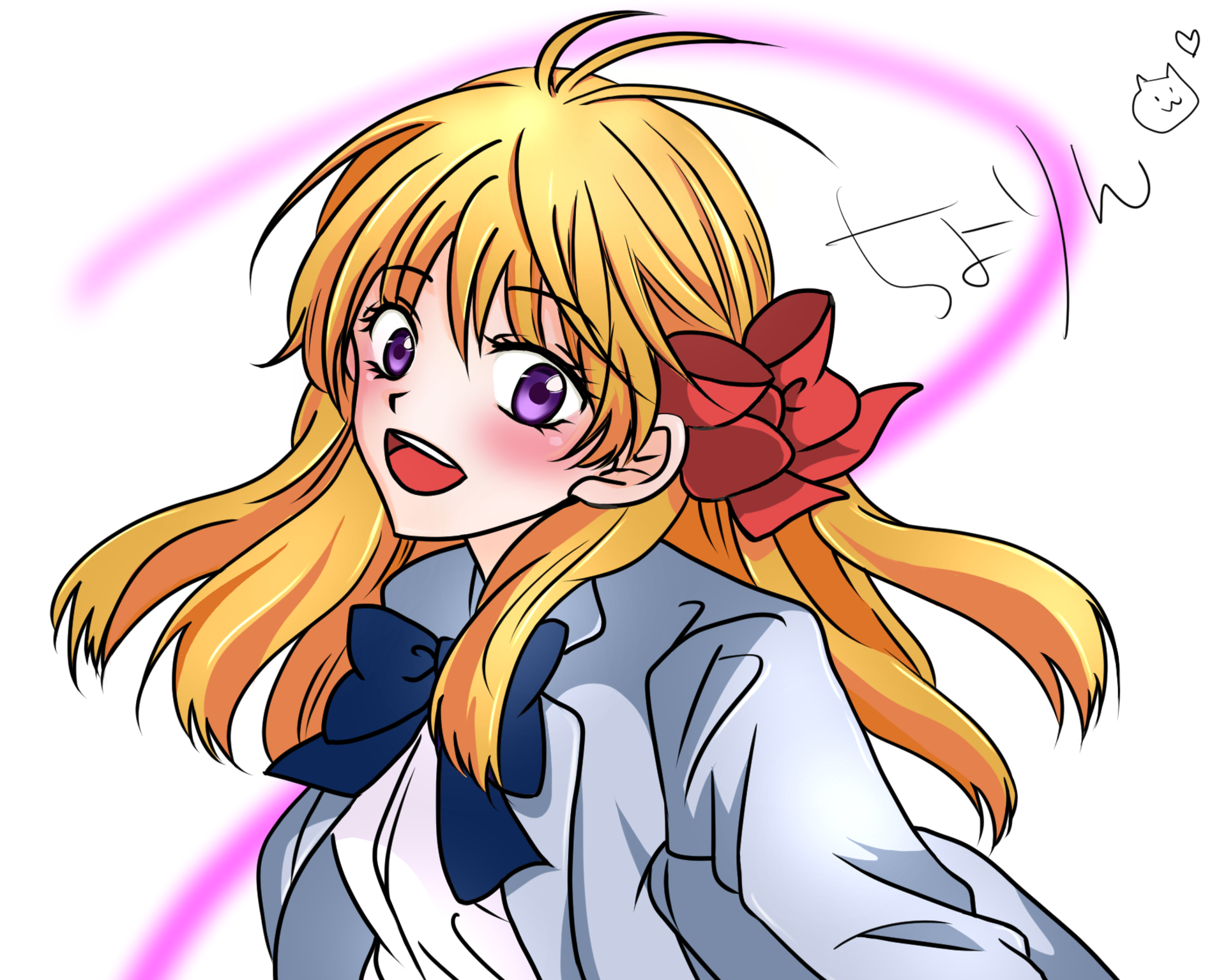 Chiyo Sakura from Monthly Girls' Nozaki-kun HD Wallpaper