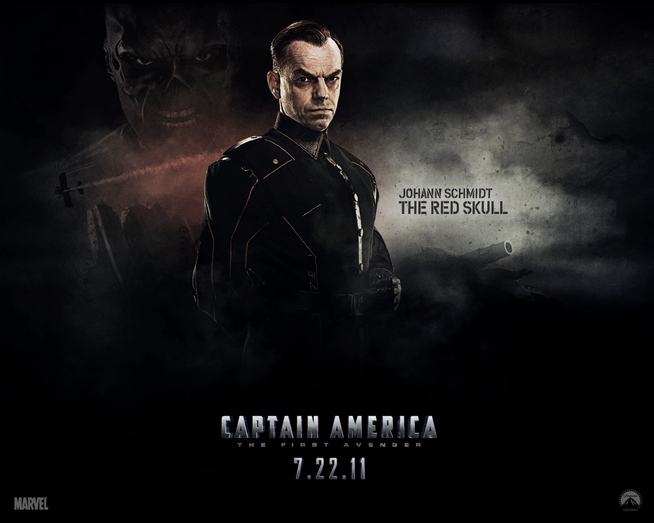 Johann Schmidt The Red Skull from Captain America The First Avenger HD Wallpaper