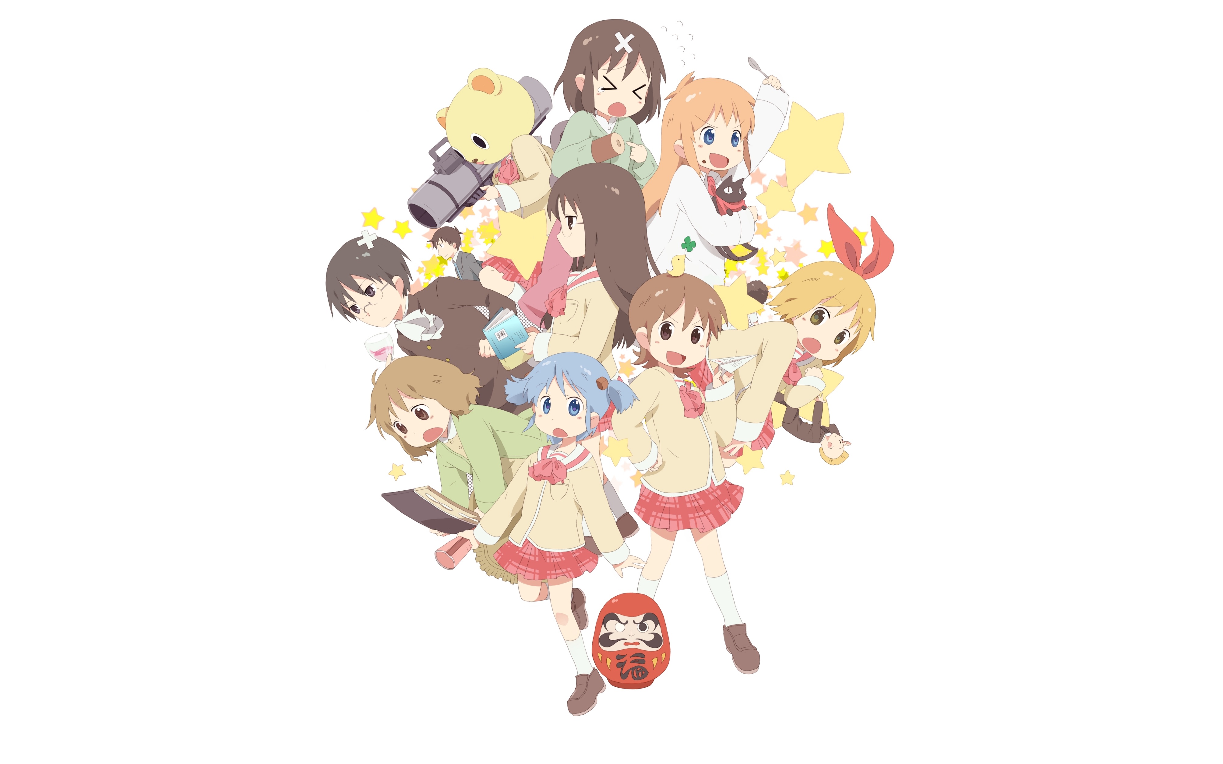 Mio Naganohara and friends HD Wallpaper