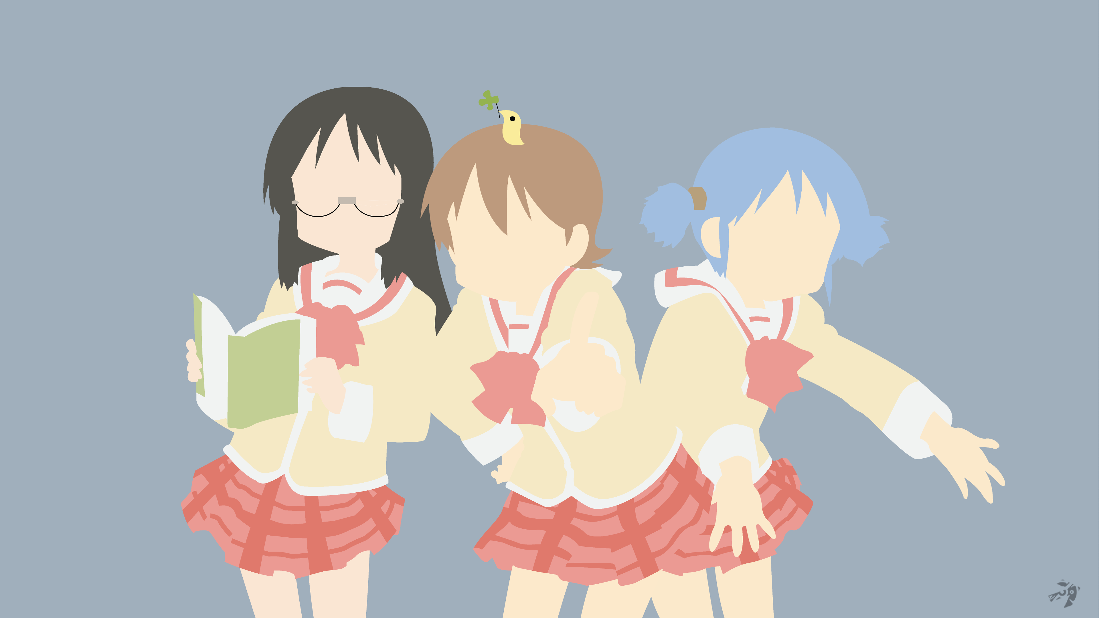 Mio Naganohara and friends HD Wallpaper