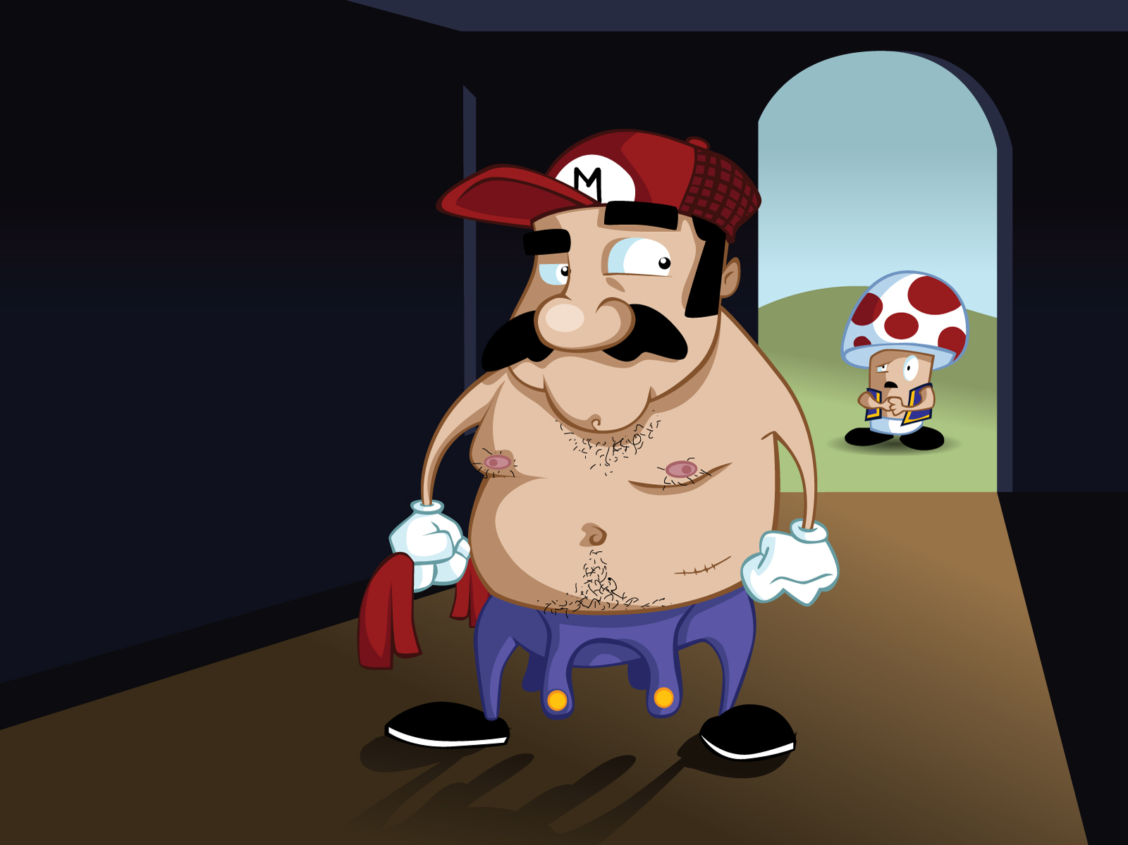 Mario from Super Mario and Toad HD Wallpaper