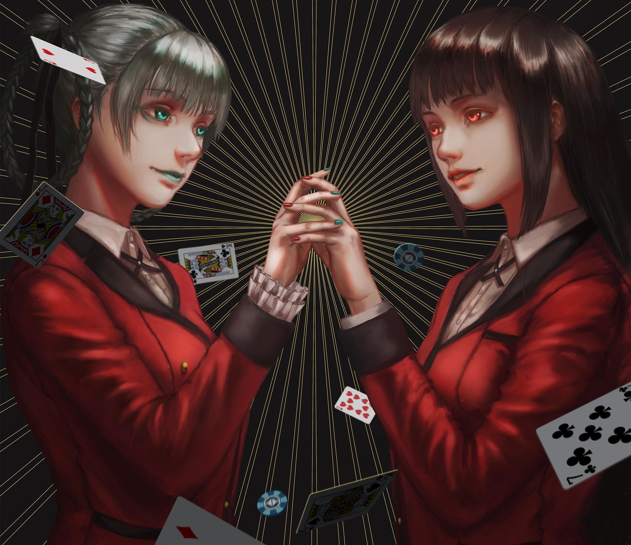Kirari Momobami from Kakegurui HD Wallpaper