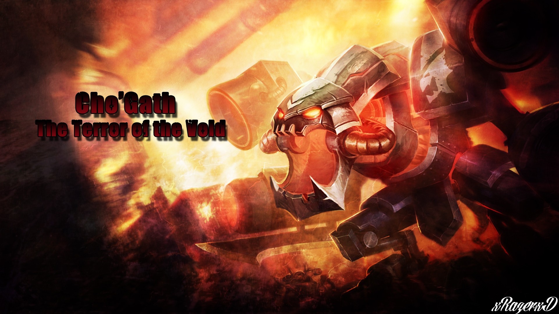 Cho'Gath The Terror of the Void from League of Legends HD Wallpaper
