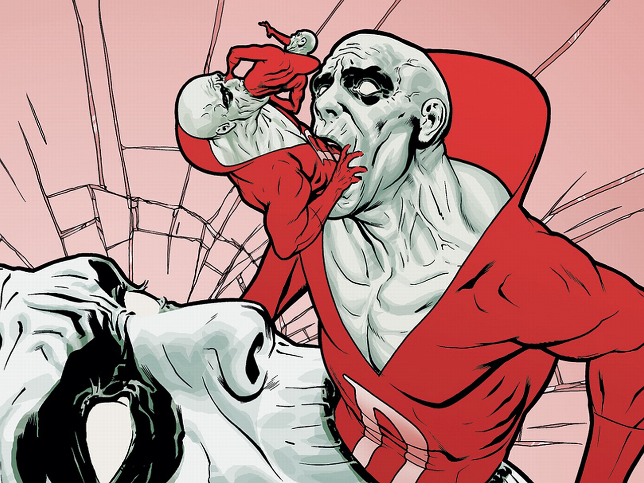 Deadman fighting a creature HD Wallpaper
