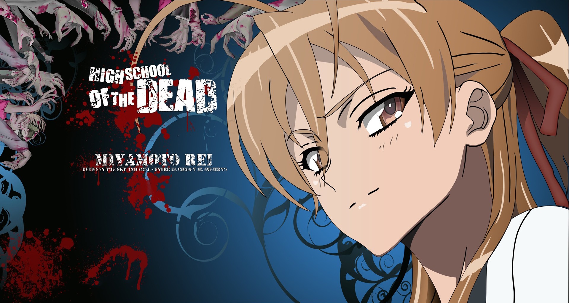 Rei Miyamoto from High School of the Dead HD Wallpaper
