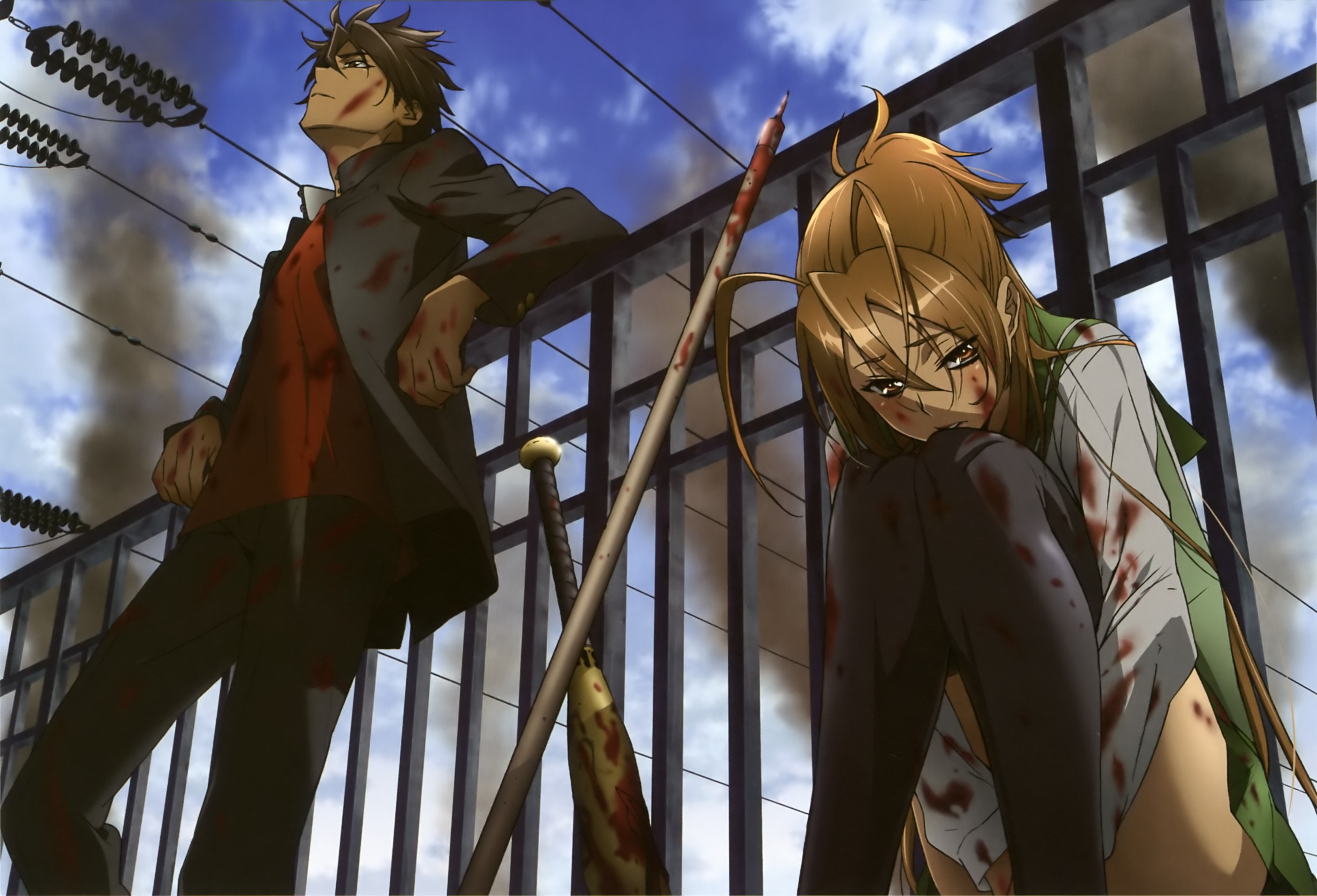 Rei Miyamoto from Highschool of the Dead HD Wallpaper