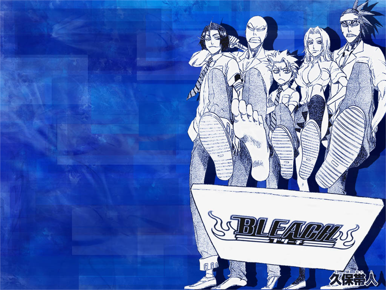Bleach characters with Yumichika Ayasegawa HD Wallpaper