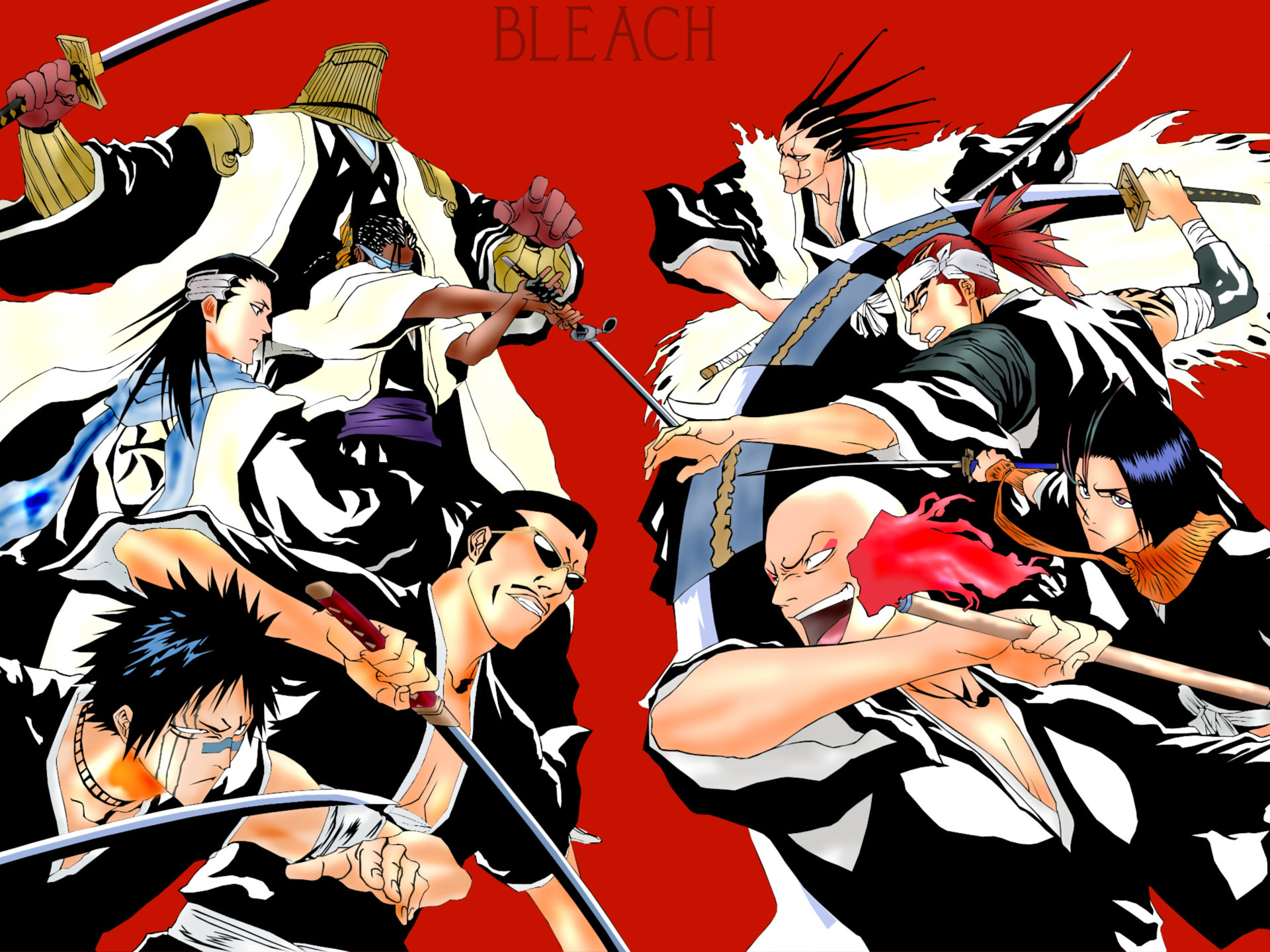 Bleach characters fighting HD Wallpaper