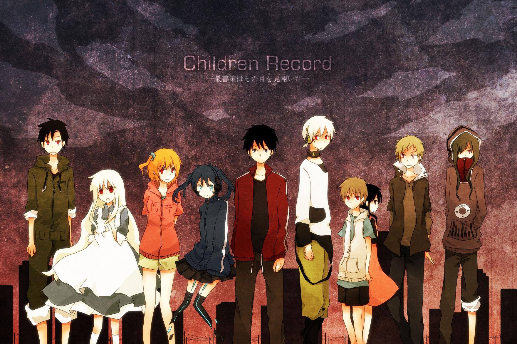 Children Record characters HD Wallpaper