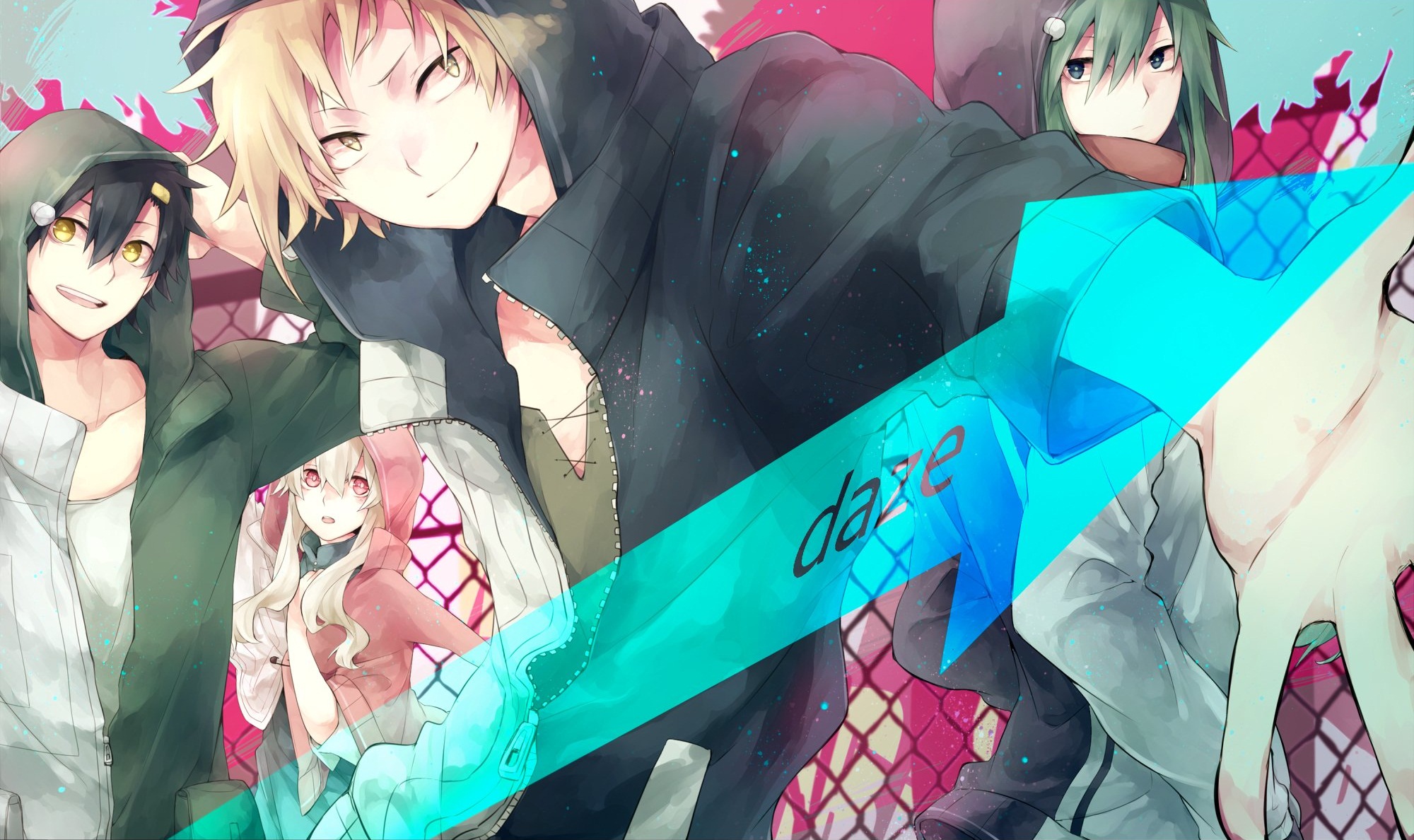 Kido Tsubomi and friends from Kagerou Project HD Wallpaper