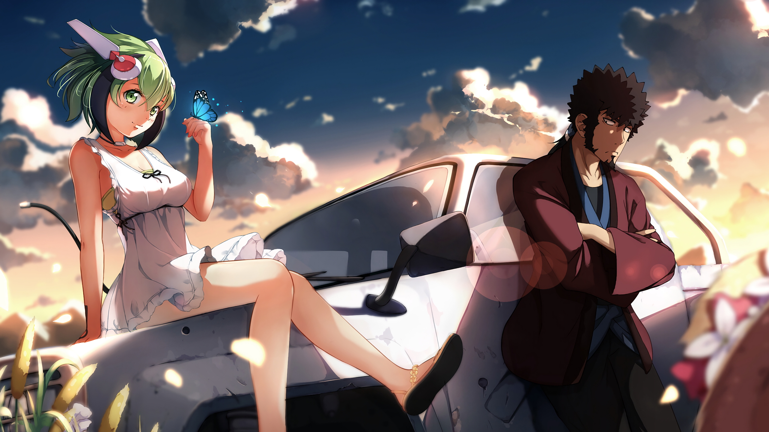 Mira Yurizaki from 4-10 words HD Wallpaper