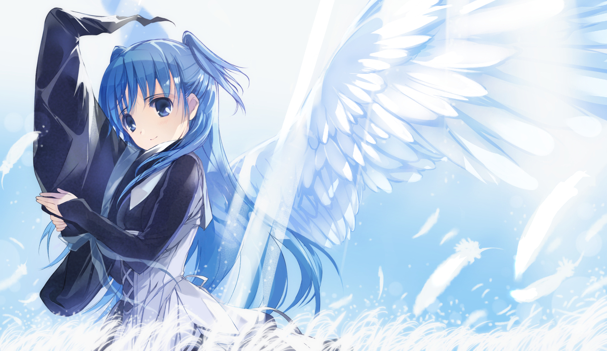 Chtholly Nota Seniorious with Wings HD Wallpaper