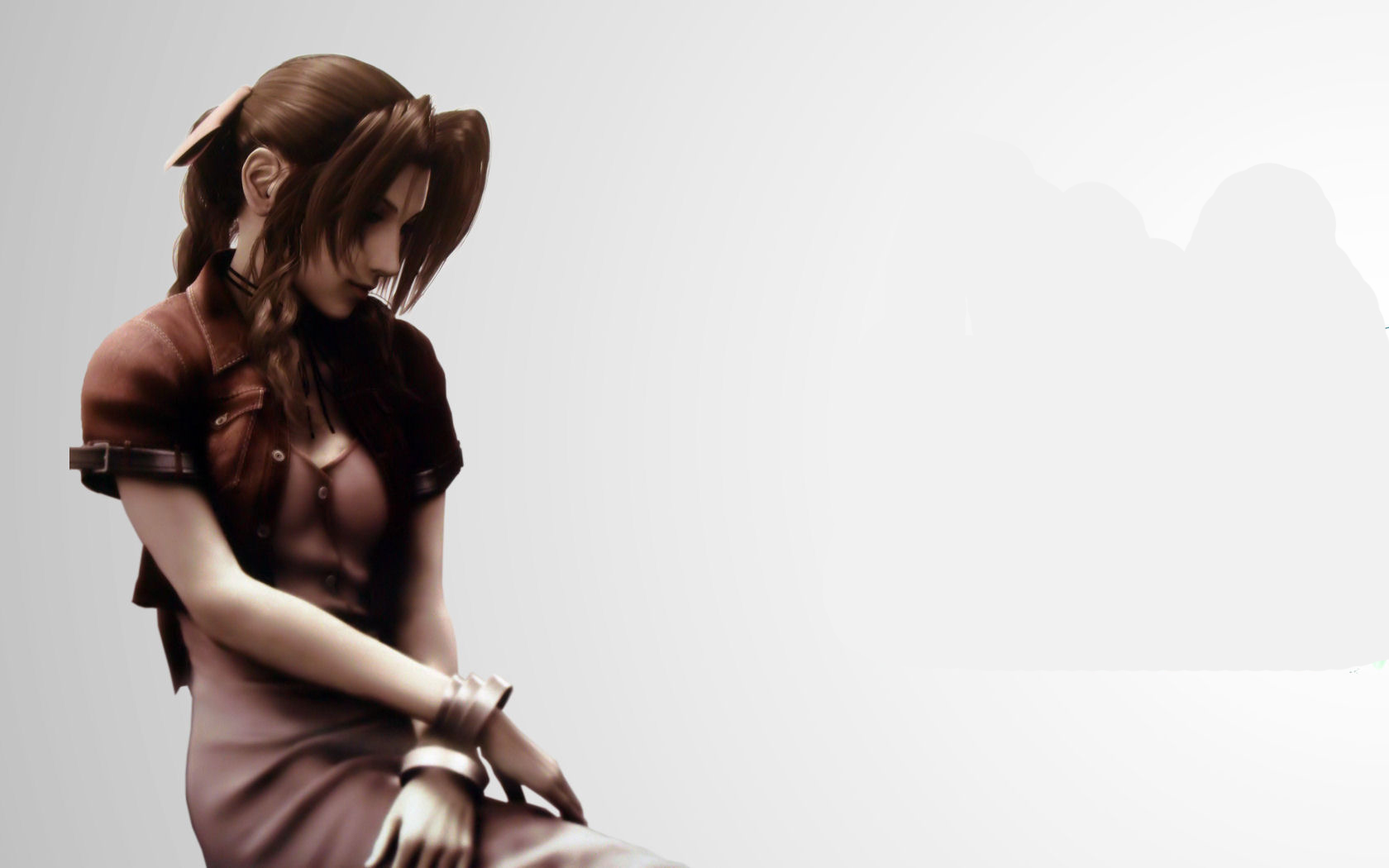 Aerith Gainsborough from Final Fantasy VII HD Wallpaper