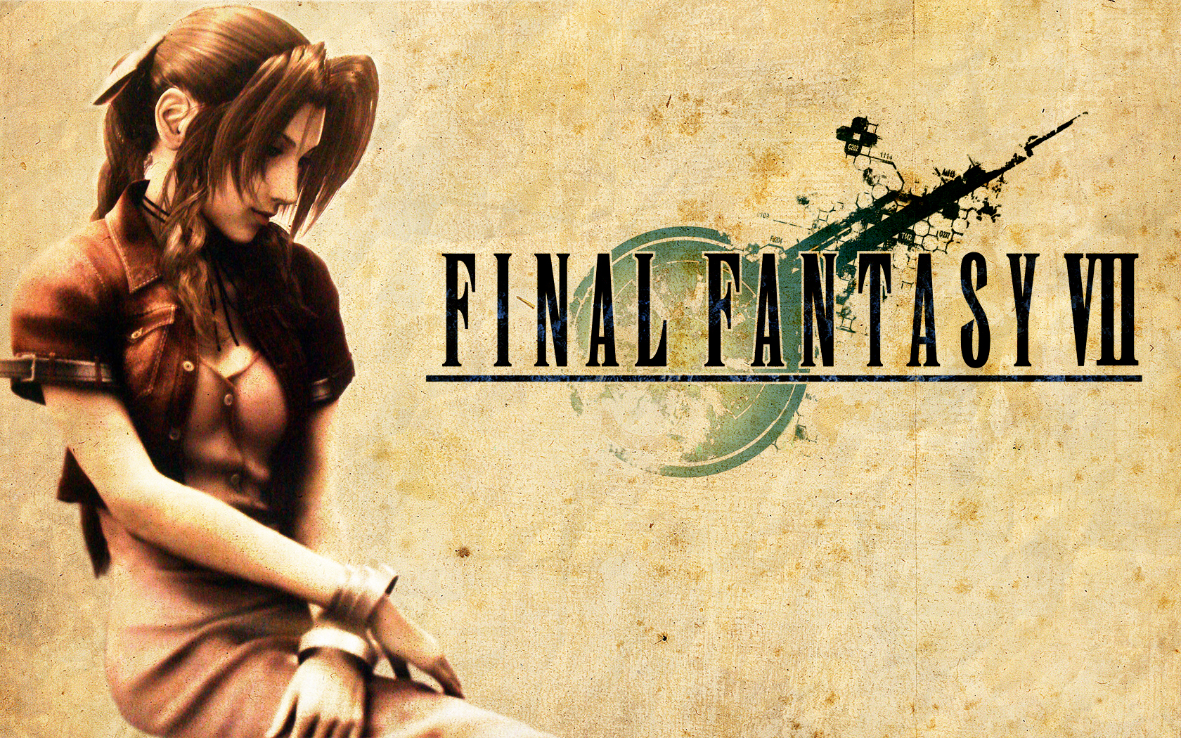 Aerith Gainsborough from Final Fantasy VII HD Wallpaper