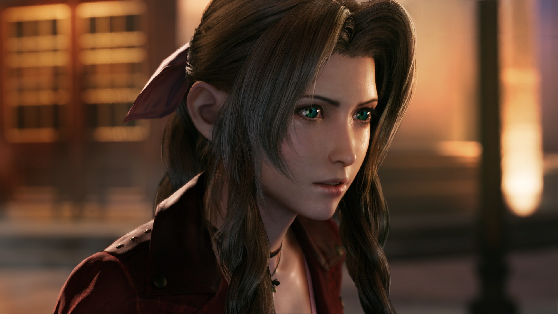 Aerith Gainsborough from Final Fantasy VII HD Wallpaper