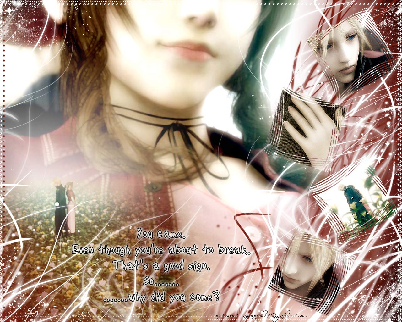 Aerith Gainsborough from Final Fantasy VII HD Wallpaper