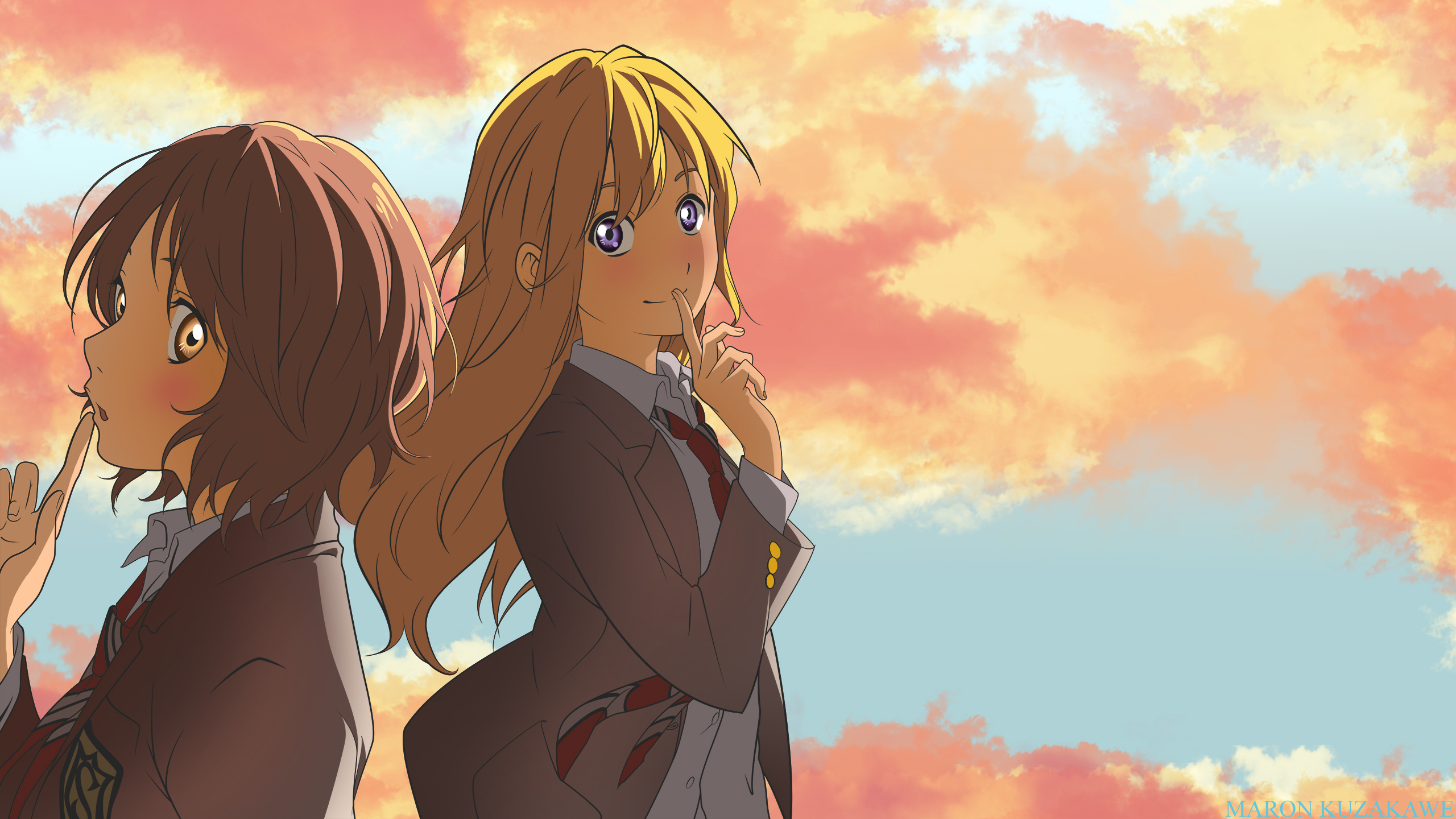 Tsubaki Sawabe from Your Lie in April HD Wallpaper