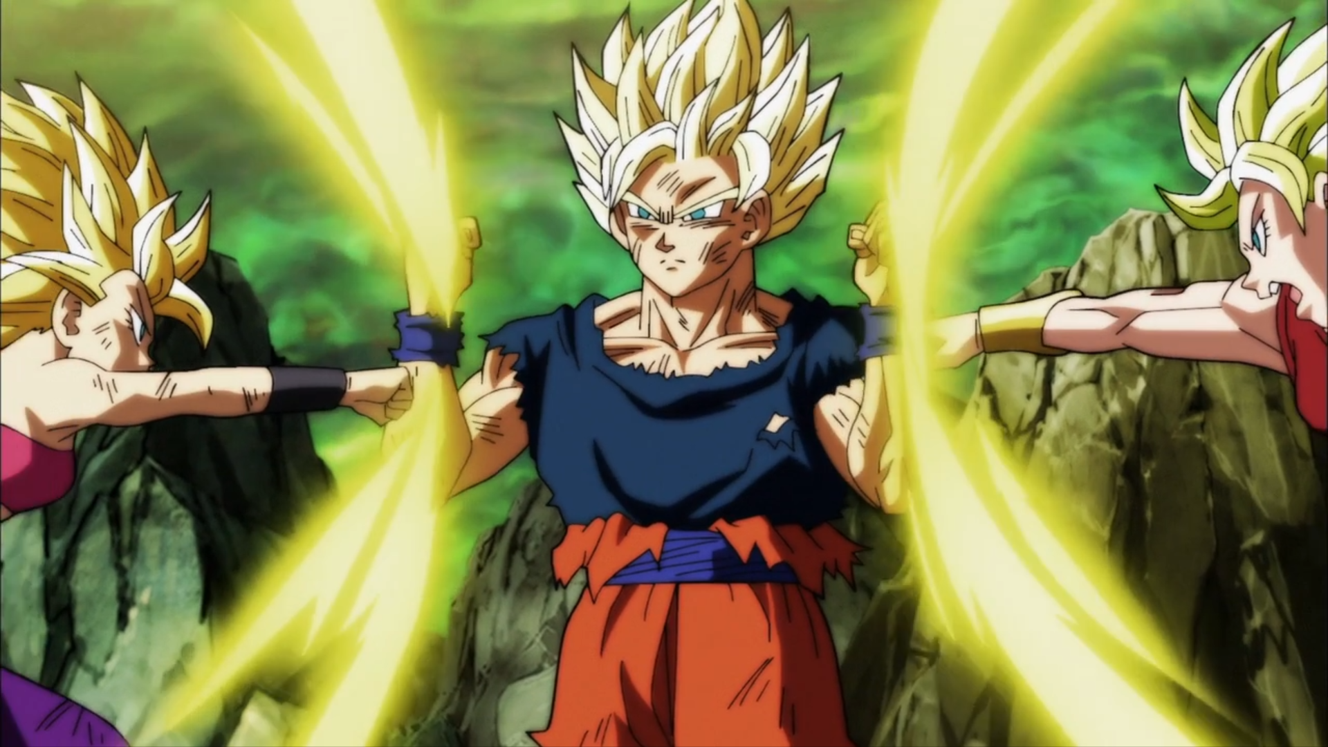 Goku and Kale from Dragon Ball Super HD Wallpaper