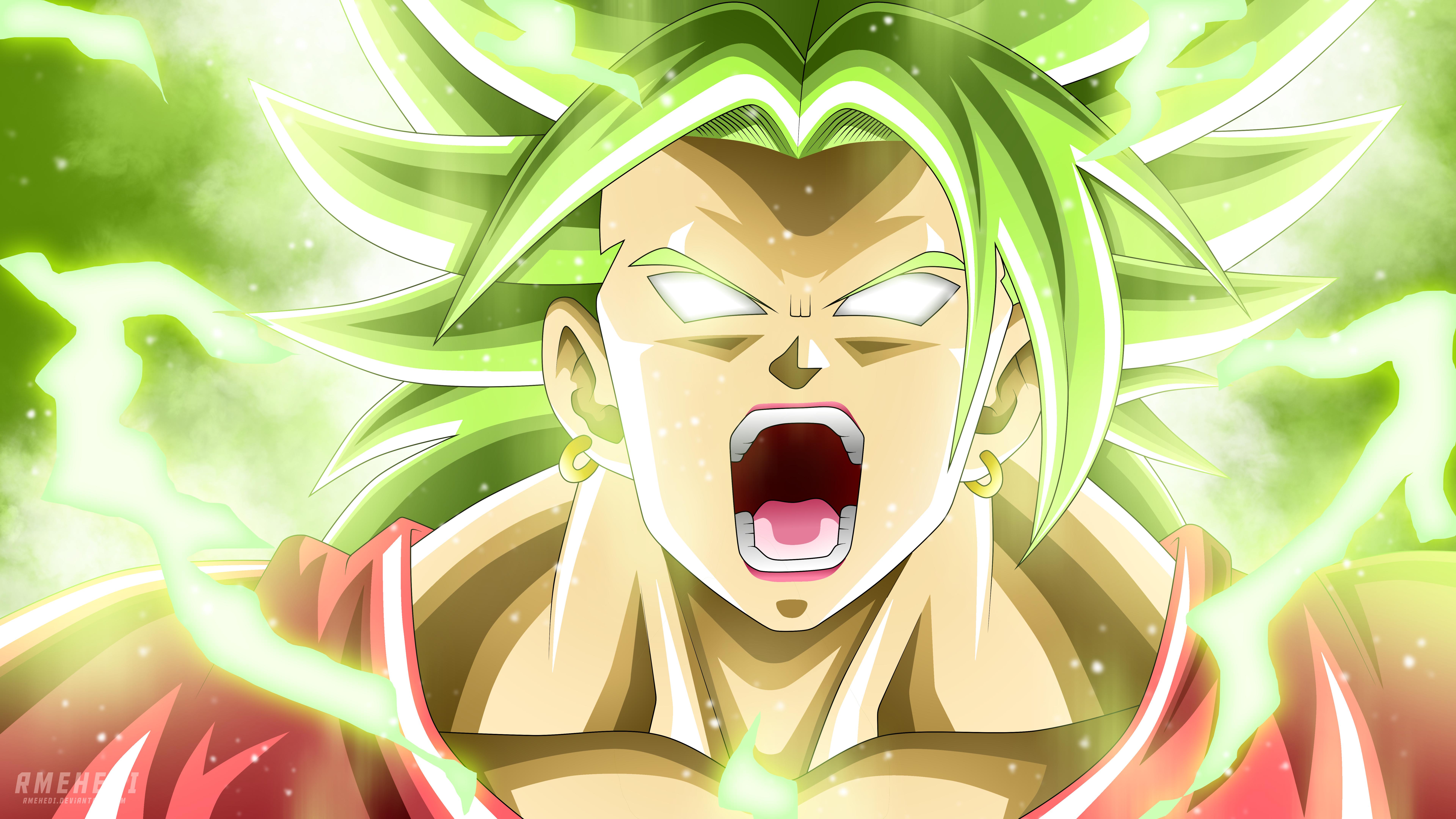 Kale from Dragon Ball Super HD Wallpaper