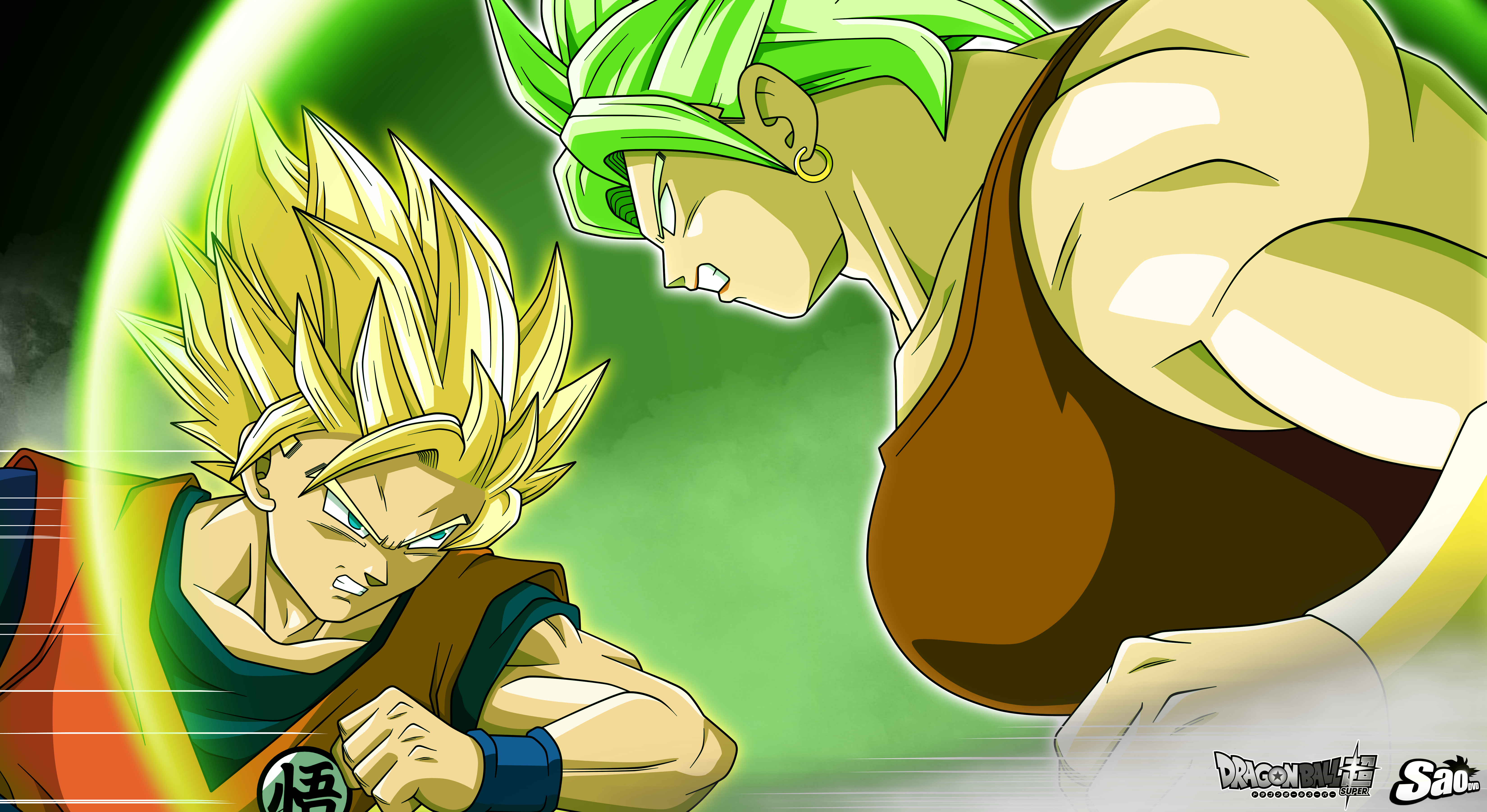 Goku and Kale from Dragon Ball Super HD Wallpaper