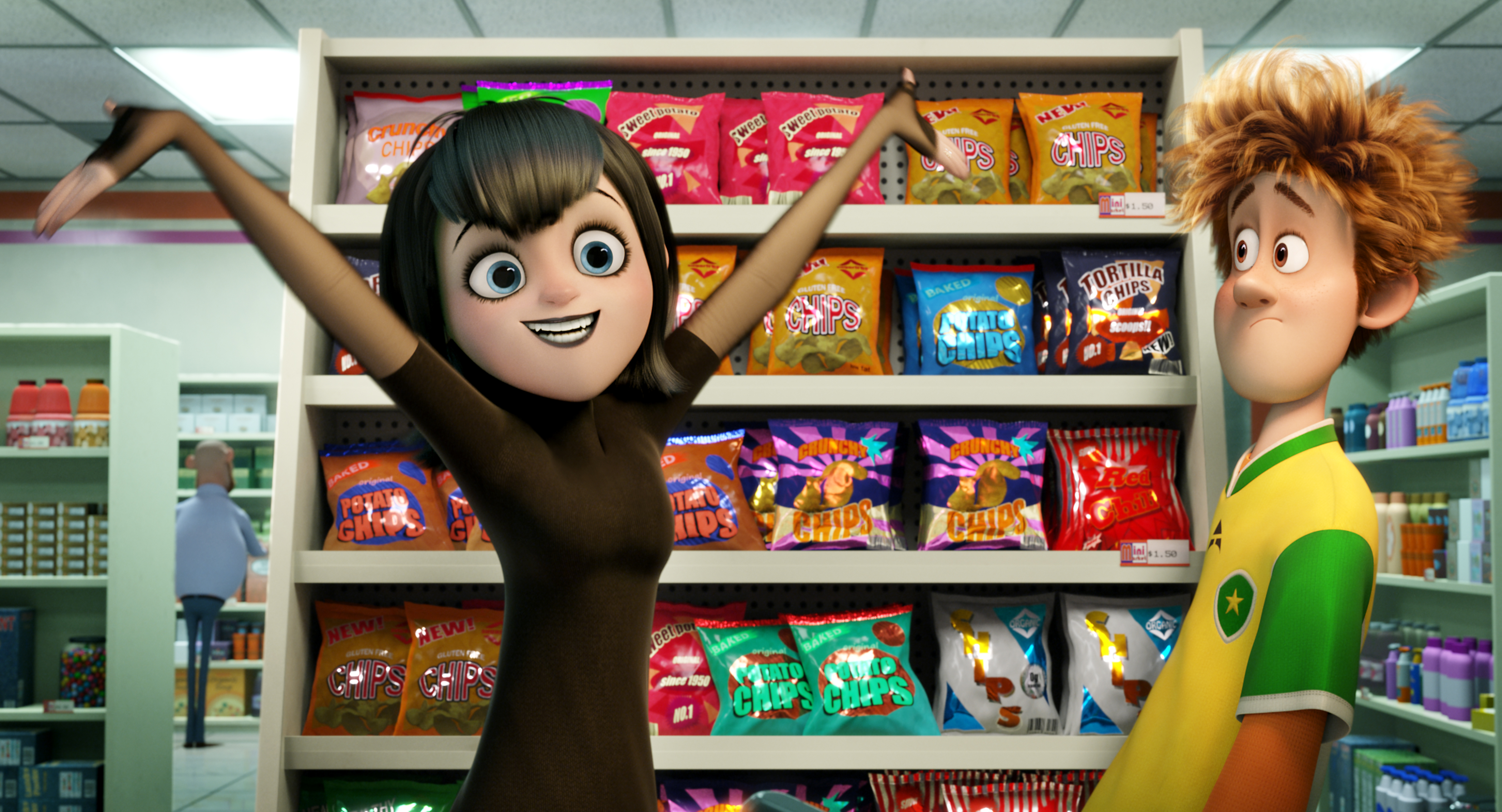 Mavis from Hotel Transylvania in a convenience store HD Wallpaper