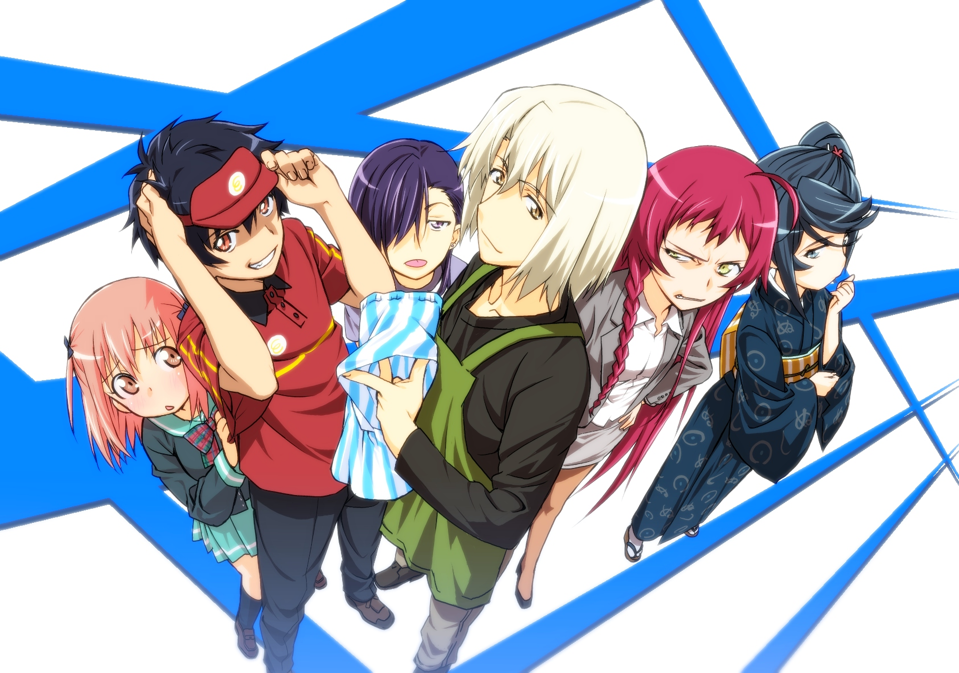 Sadao Maou and friends HD Wallpaper