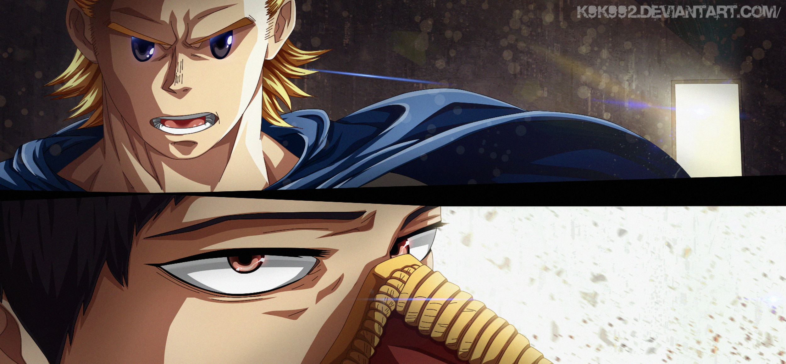 Mirio Togata and Overhaul from My Hero Academia HD Wallpaper
